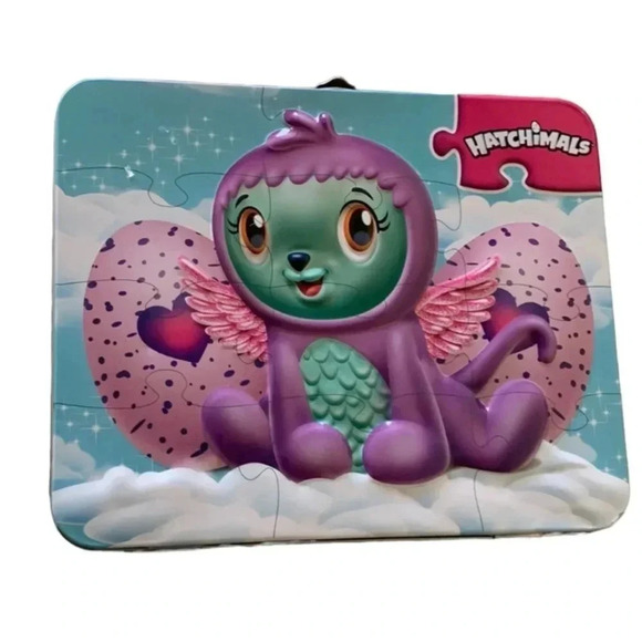 Spin Master Ltd., Hatchimals Multi-Color Metal Tin 6" x 8" Lunch Box - Picture 1 of 4